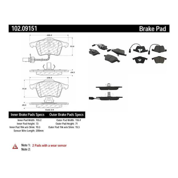 Centric Parts Disc Brake Pad Set