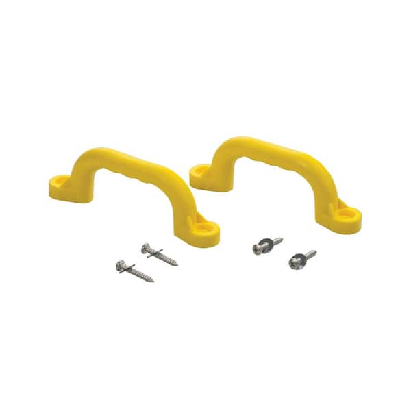 Creative Cedar Designs Plastic Playset Safety Handles - Yellow (Set of 2)