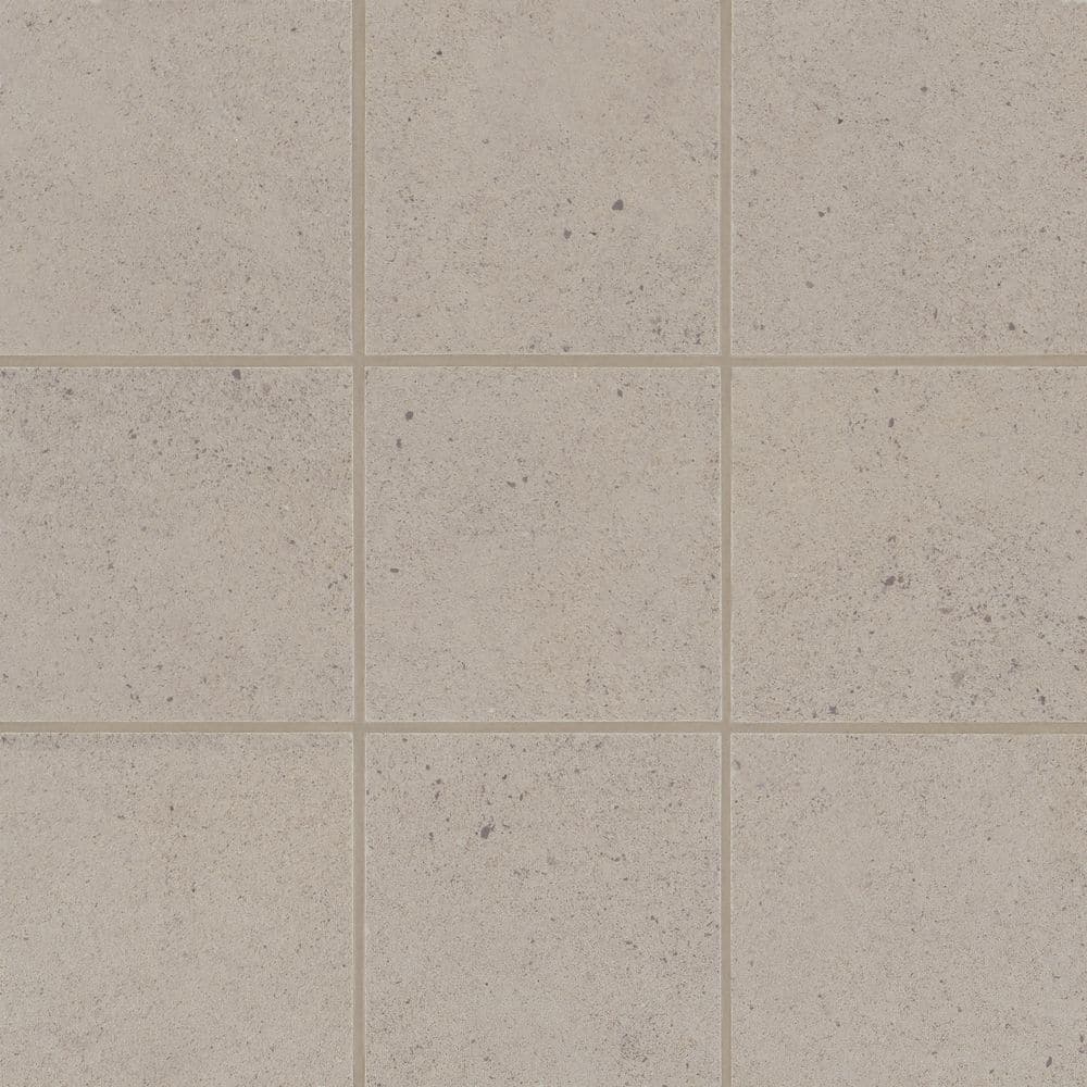 "Thaddeus 4"" x 4"" Matte Porcelain Mosaic Tile in Taupe (5.0 sq. ft. /Case)" price history on PriceWatchPro