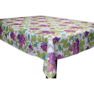 52"X70" April in Paris Floral 100% Polyester Tablecloth