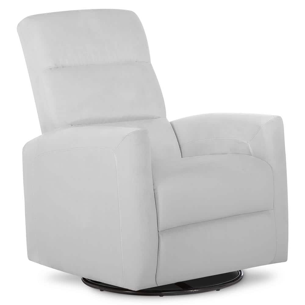 Evolur Reevo Glider/Swivel Glider/Easy assembly Glider Chair, Misty Grey -  6111-GRY