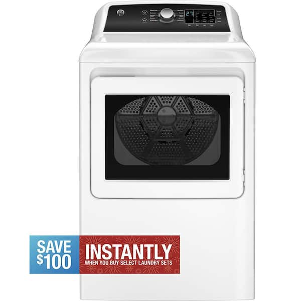 7.4 cu. ft. Gas Dryer with Sensor Dry in White