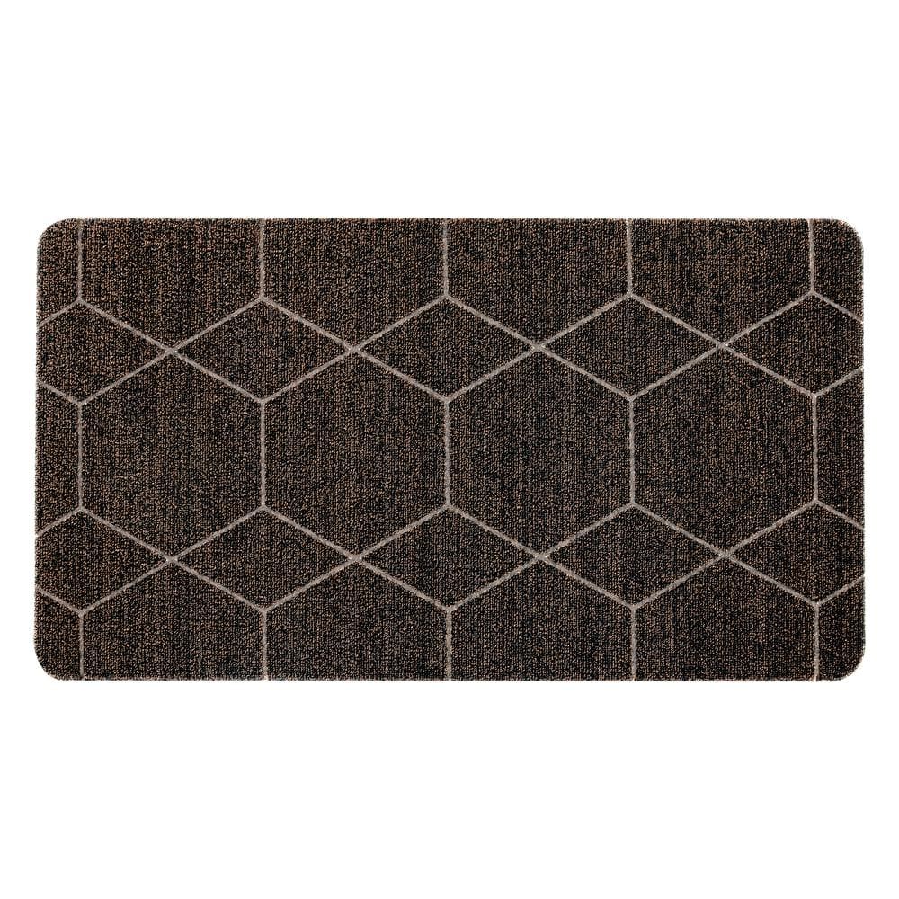 MSI Madison Mills Brown 20 in. x 36 in. Anti-Fatigue and Anti-Microbial Utility Mat