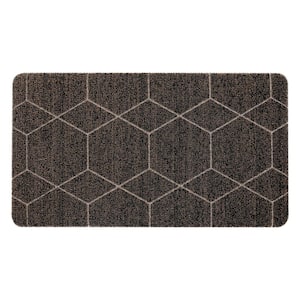 Honeycomb Brown 20 in. x 36 in. Anti-Fatigue and Anti-Microbial Utility Mat