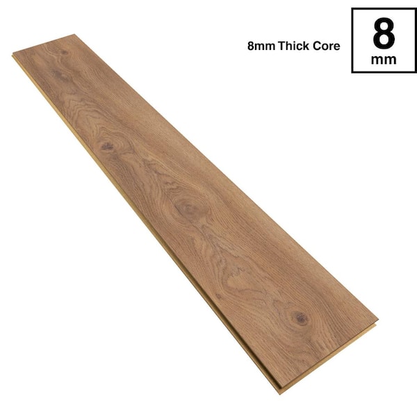 Krono Original Firebrand Oak Solid 8mm T x 7.67 in. W Laminate
