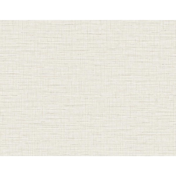A-Street Prints Beige Snuggle Neutral Woven Texture Wallpaper Sample