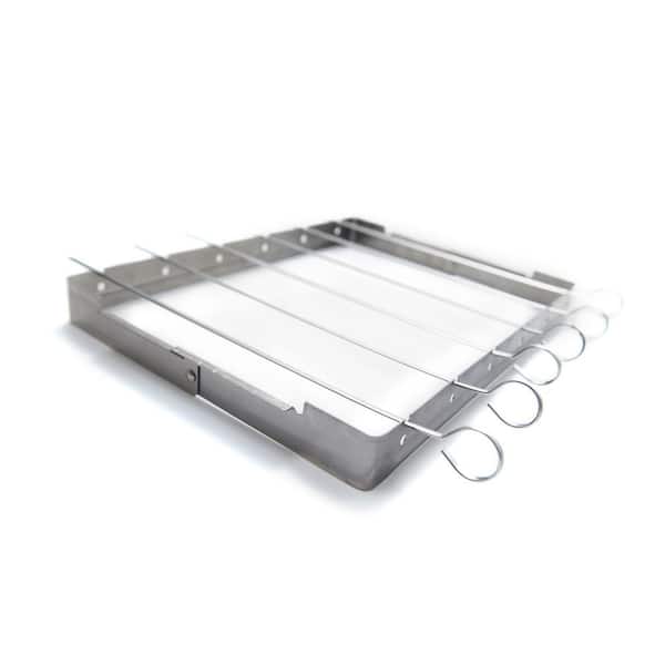 GrillPro Stainless Shish Kebab Set 41338 The Home Depot