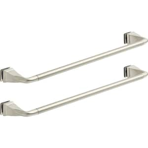 Everly 21.4 in. Shower Door Handle in Nickel (1-Pair)