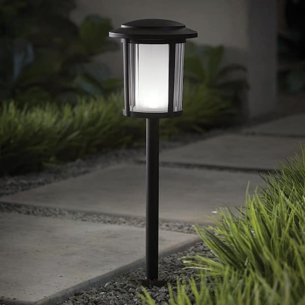 Dothan 35 Lumen Low Voltage Matte Black Integrated LED Weather Resistant Outdoor Landscape Path Light
