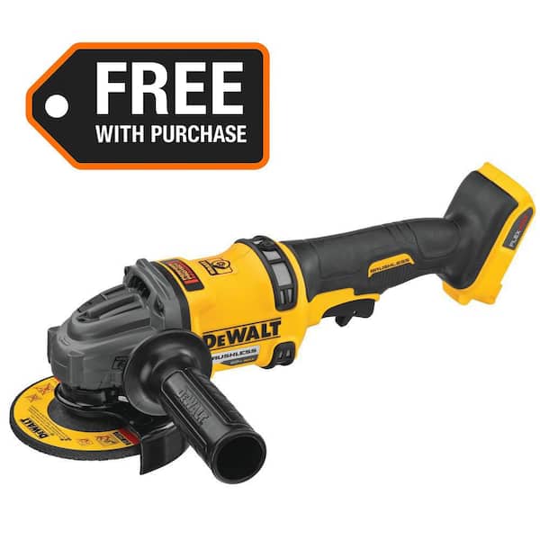 FLEXVOLT 60V MAX Cordless Brushless 4.5 in. to 6 in. Small Angle Grinder with Kickback Brake (Tool Only)
