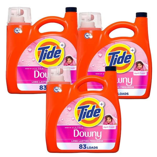 117 oz. Ultra Downy April Fresh Scent Liquid Laundry Detergent (83-Loads, Multi-Pack 3)