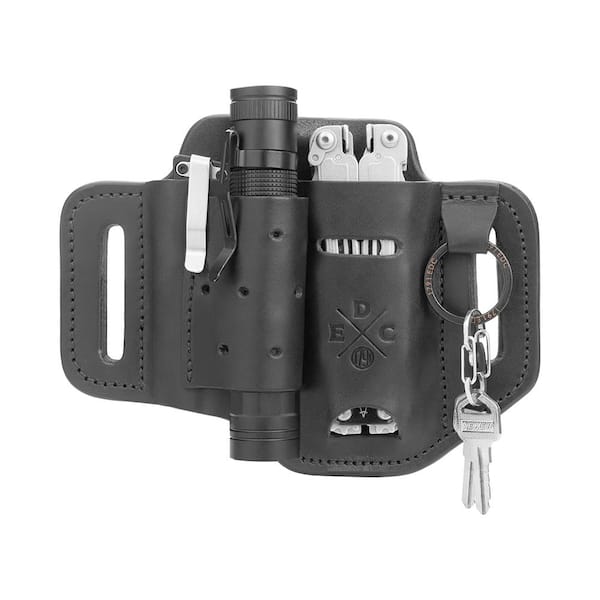 1791 EVERYDAY CARRY 8.3 in. Standard Medium Black Full-Grain Leather Tool Organizer