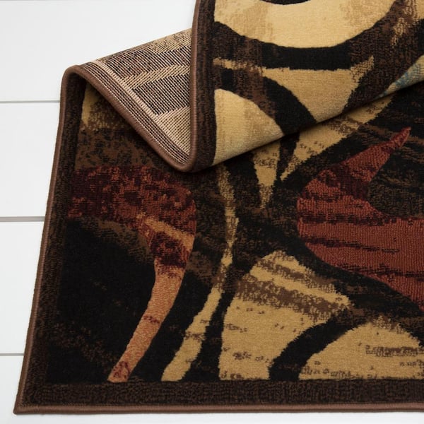  Universal Rugs Kalea Mat Scatter Rug 2' x 3' Brown : Everything  Else