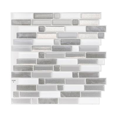 smart tiles - Peel and Stick Backsplash - Wall Decor - The Home Depot