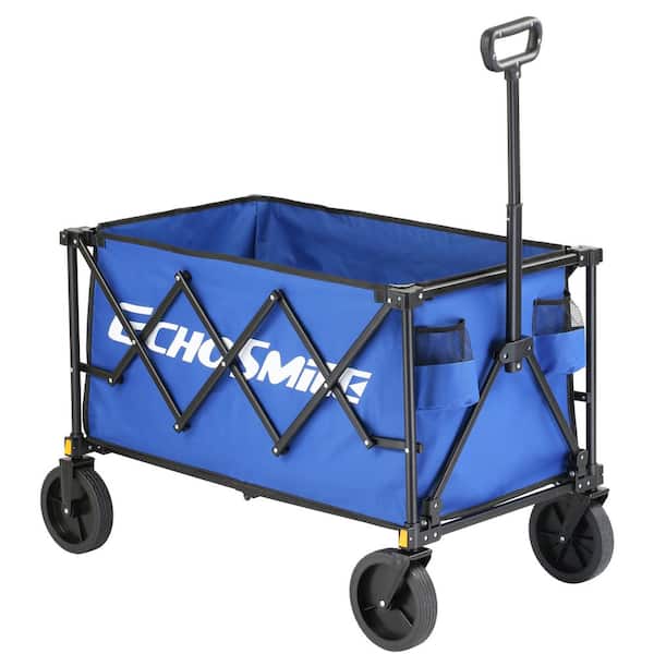 Blue 5.65 cu. ft Fabric Garden Cart