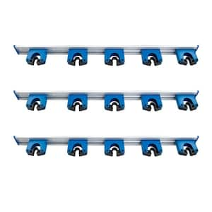 28.25 in. Hang Up Storage Unit - 5 Bracket Wall Mount Organizer (3-Pack)