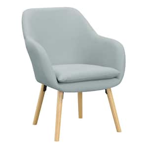 Charlotte Sea Foam Blue Fabric Upholstery Arm Chair