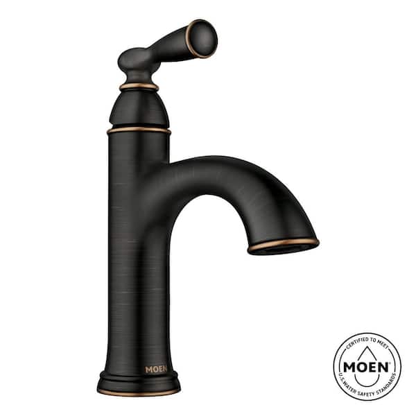 Banbury Single Handle Single Hole Bathroom Faucet in Mediterranean Bronze