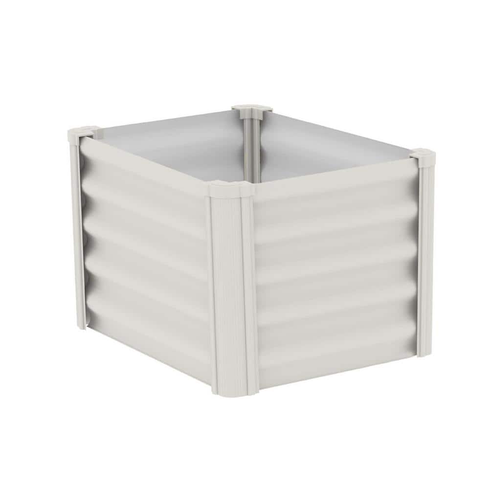 Hakea 1.8 ft. W x 1 ft. D x 1.3 ft. H Surfmist Galvanized Steel Rectangular