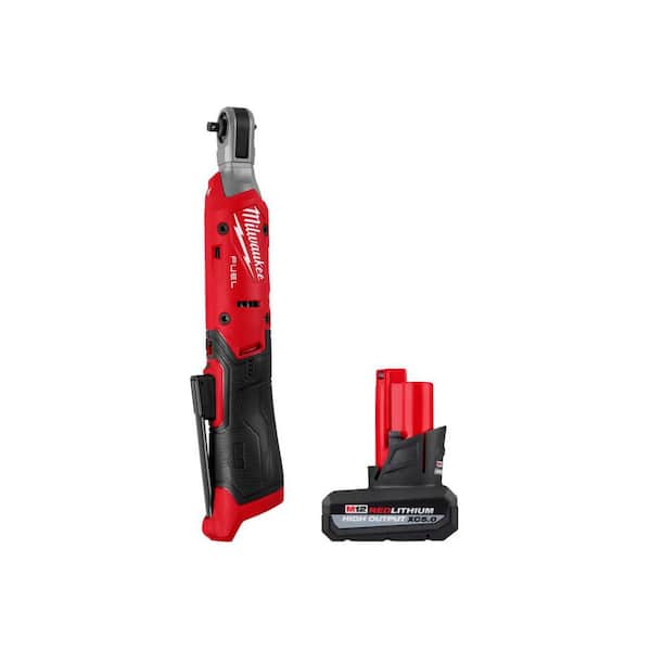 M12 FUEL 12V Lithium-Ion Compact 1/4 in. Cordless Ratchet, & 5. 0Ah Battery