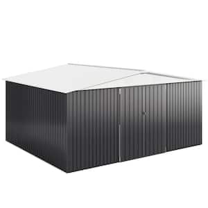PABIMIA 14 ft. W x 12 ft. D Outdoor Metal Shed Storage Heavy Duty