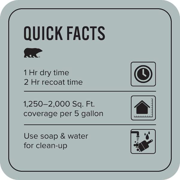 BEHR MARQUEE - 5 gal. Home Decorators Collection #HDC-CT-26 Watery Satin Enamel Exterior Paint & Primer