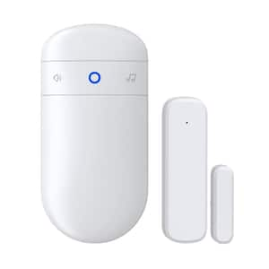 Wireless Plug-in Door Chime, Door Sensor Chime with Adjustable Volume, Easy Installation 400 ft. Range, 52 Chimes, White