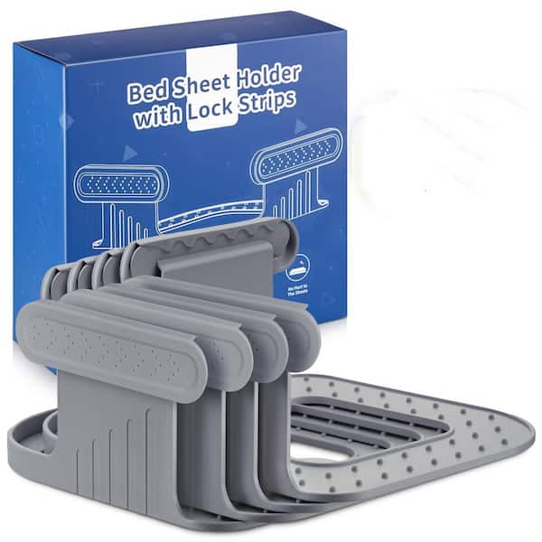 Wudkey Bed Sheet Holder for Corners, Heavy Duty Lock Fitted