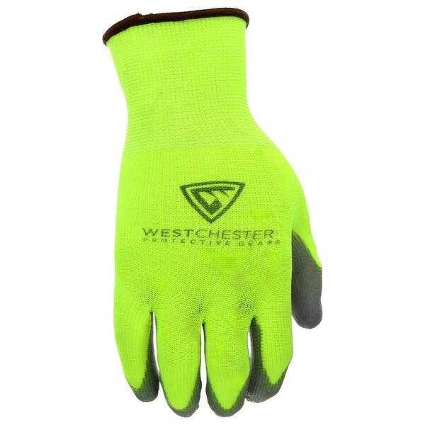 12 Pairs Touch Screen High Vis Mechanic's Work Gloves Large PPE 