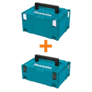 Interlocking Large Insulated Cooler, 8-1/2" x 15-1/2" x 11-5/8" with Medium Tool Box, 6-1/2" x 15-1/2" x 11-5/8"