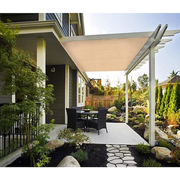 Outdoor Sunblock Shade Cloth for Garden Plant Cover Greenhouse Pergola Cut Edge