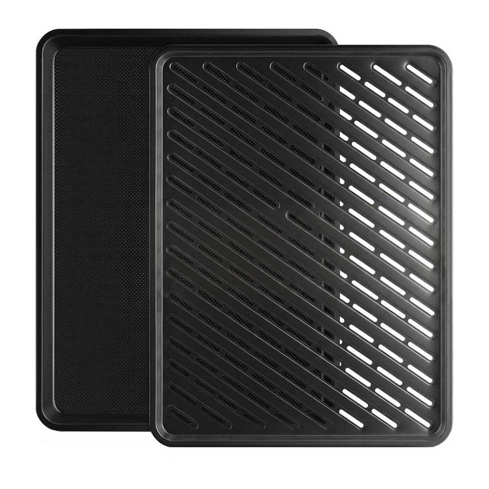 Diamond Texture Carbon Steel Nonstick Ceramic Cookie Sheet Pan and Wire Cooling Rack Set for Baking 2 Pack