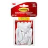 Command 1 lb. Small White Designer Hook Value Pack (8 Hooks, 16 Strips)  17082-8ES - The Home Depot