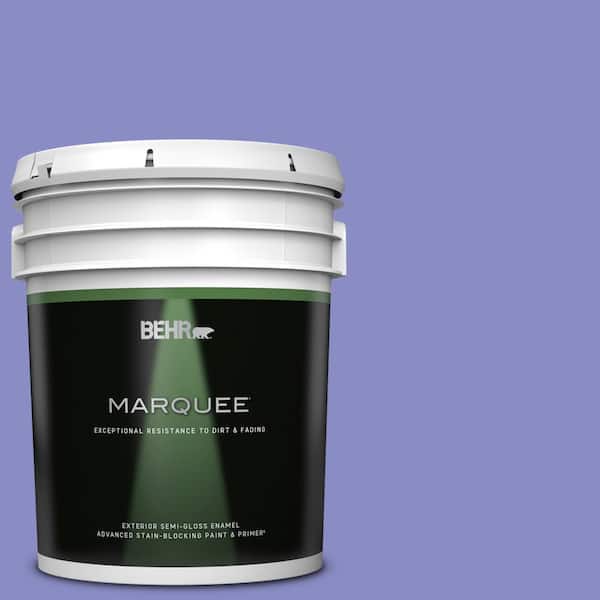 BEHR MARQUEE 5 gal. #P550-5 Carriage Ride Semi-Gloss Enamel Exterior Paint & Primer