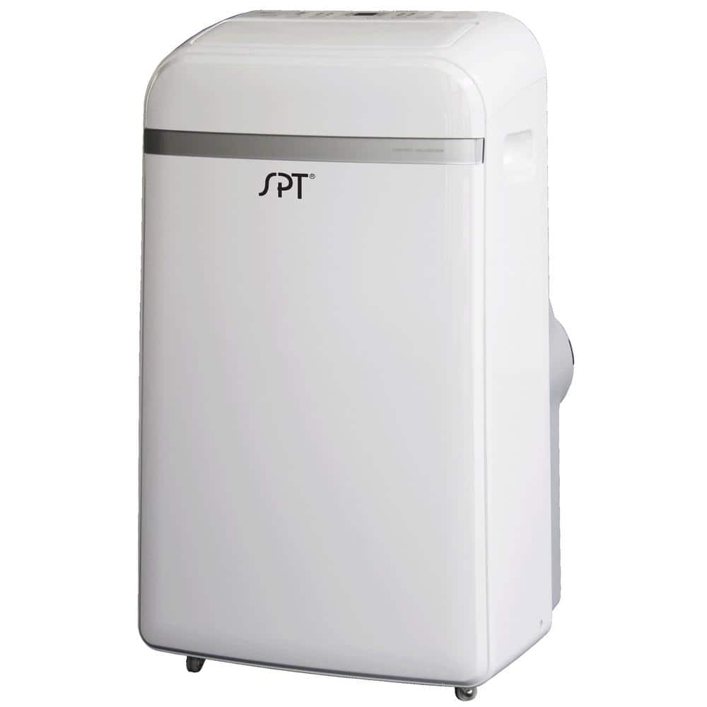 9,000 BTU Portable Air Conditioner WA-P903EB Cools 350 Sq. Ft. with Dehumidifier and Remote in White -  SPT