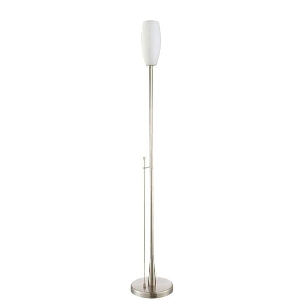 Filament Design Cassiopeia 71 in. Nickel Incandescent Floor Lamp