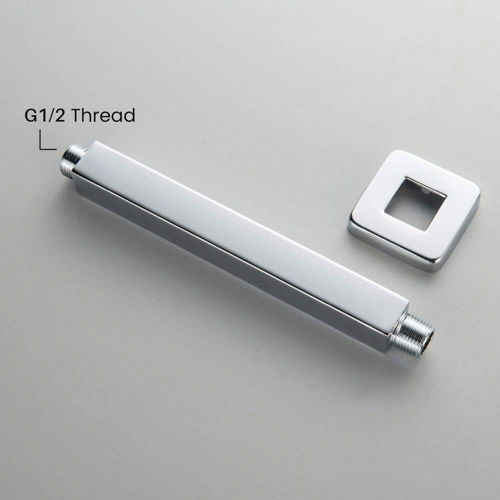 Chrome 8" Ceiling Mounted Shower Arm
