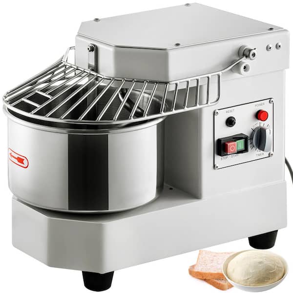 Commercial Food Mixer 35-Cups 450-Watt Dual Rotating Dough Kneading Machine Stainless Steel Food Processors