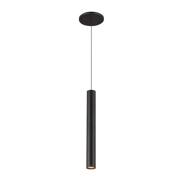 Mason 14 in. 1 Light Urban Bronze Integrated LED Pendant Light