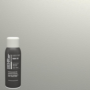 12 oz. White Tie Matte Interior/Exterior Suede Spray Paint and Primer