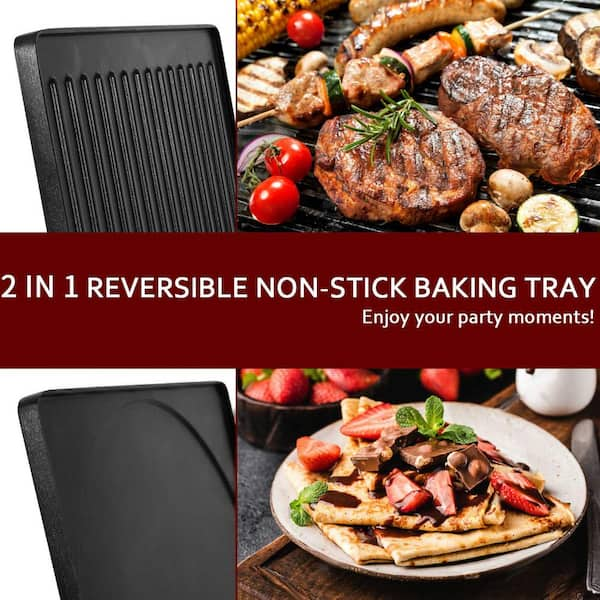 Barton 1650-Watt in Black with Drip-Tray Electric Smokeless Infrared Indoor Grill