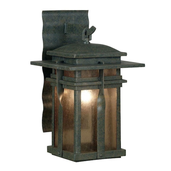 Kenroy Home Carrington 1-Light Medium Rust Finish Lantern