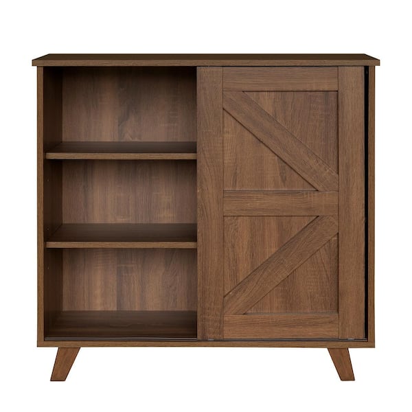Unbranded Deane 31.9 in. W x 15.7 in. D x 31.9 in. H Brown Linen Cabinet