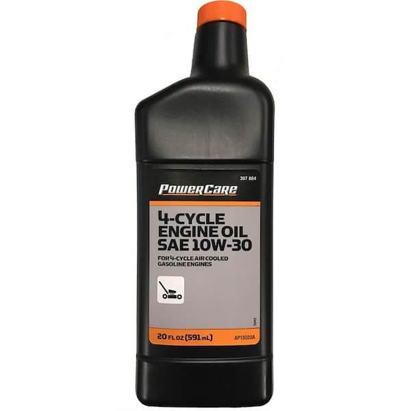 PowerCare 20 oz. 10-Watt 30 Tractor and Lawn Mower Engine Oil AP13020A ...