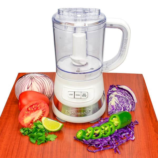 Brentwood 3-Cup 2-Speed White Food Processor 985115509M - The Home
