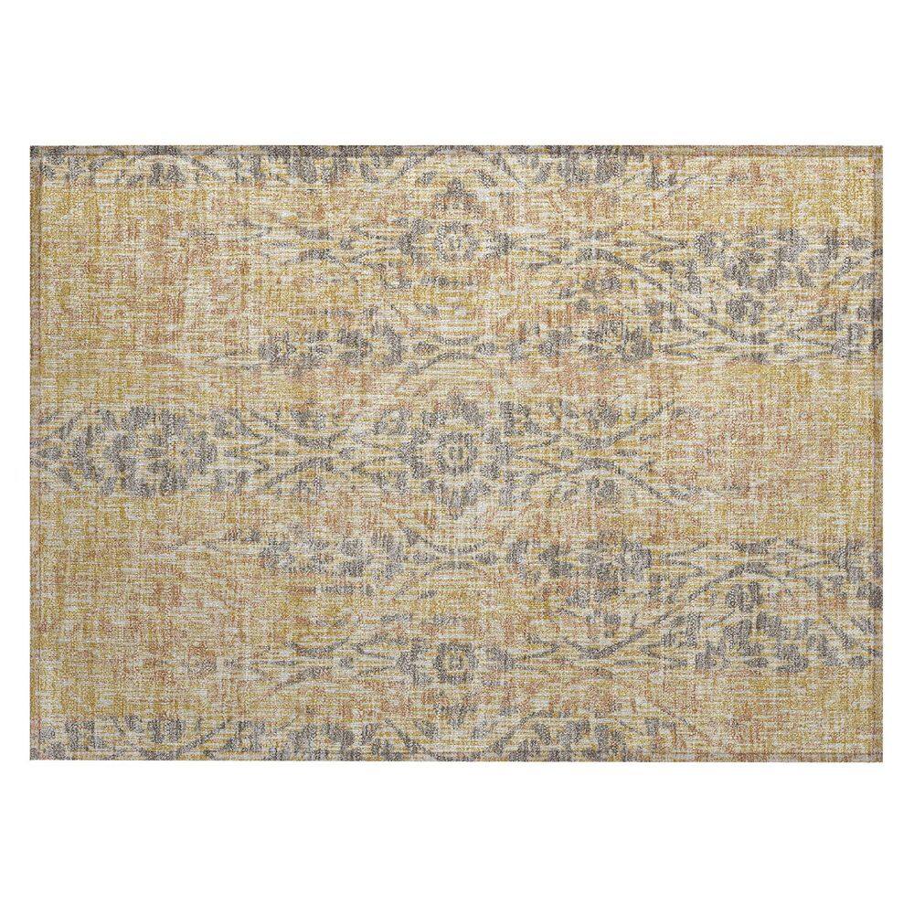 Chantille Machine Washable Indoor/Outdoor Abstract ACN2482 Gold 2 ft. x 3 ft. Accent Rug price history on PriceWatchPro
