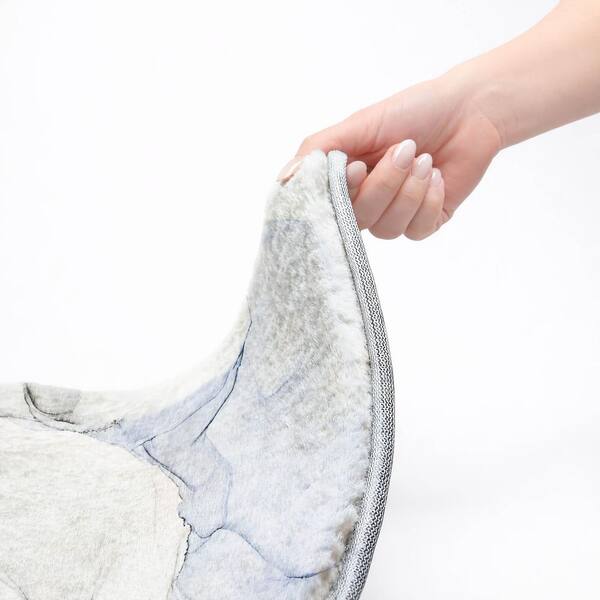 Dream Shag Premium Machine Washable Abstract ADS515 Blue 9 ft. x 12 ft. Area Rug
