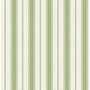 Pomme Eliott Linen Stripe Paper Unpasted Nonwoven Wallpaper Roll 60.75 sq. ft.