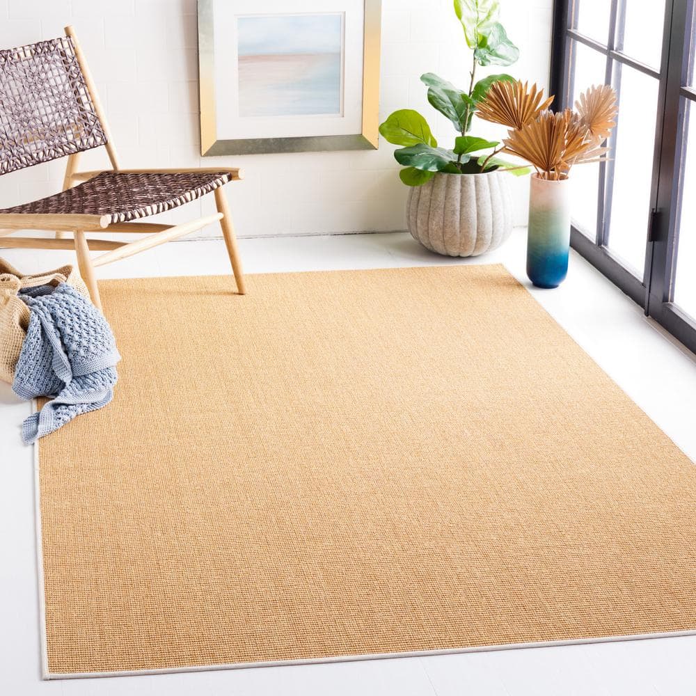 Hand-Knotted Natural & White Wool-Cotton-Silk 9' x 12' Rug