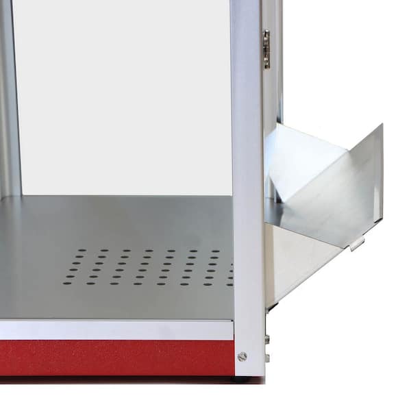 Paragon Theater Pop 8 oz. Red Stainless Steel Countertop Popcorn Machine  1108110 - The Home Depot